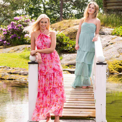 ANNA HALTERNECK DRESS
