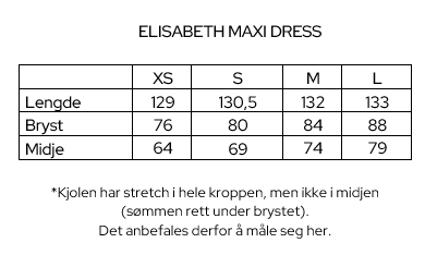 Størrelsesguide