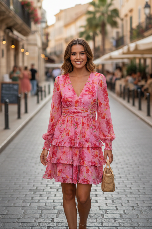 STINE DRESS - Pink
