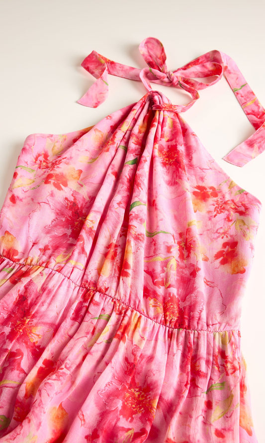 ANNA HALTERNECK DRESS
